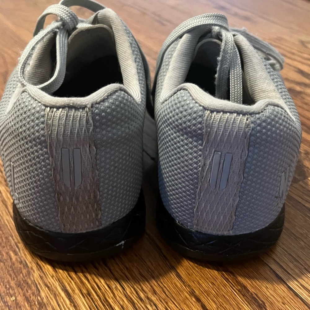 NOBULL Trainer SuperFabric Gray‎ Gum Sole CrossFit Gym Shoes Mens 8.5 Womens 10 - Picture 10 of 11